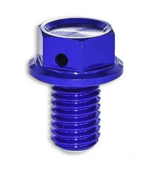 Magnetic drain screw ZETA alu Kawasaki M10x1.5 blue