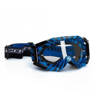 Scorpion lunettes de cross OLD Bleu fluo - Noir