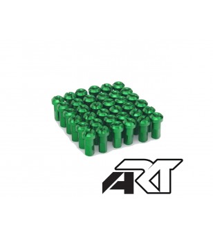 Kit têtes de rayon universel anodisées A.R.T vert