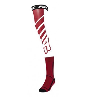 Chaussettes FOX Mach One blanc-rouge